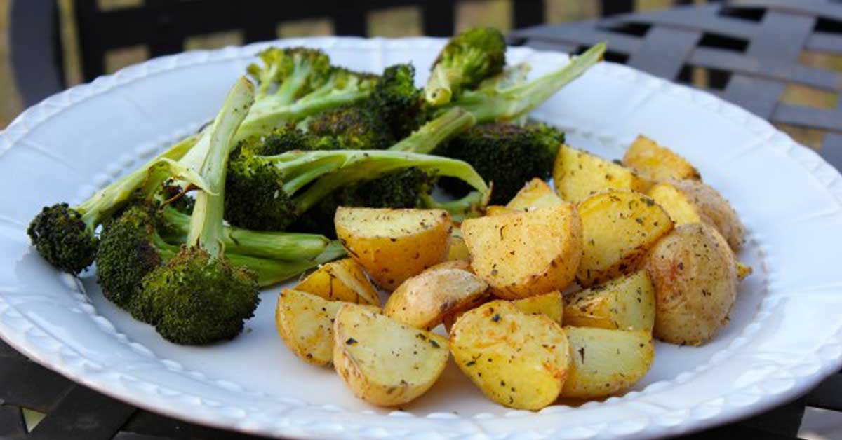 Masak Kentang dan Brokoli Keju Dengan Oven Aluminium