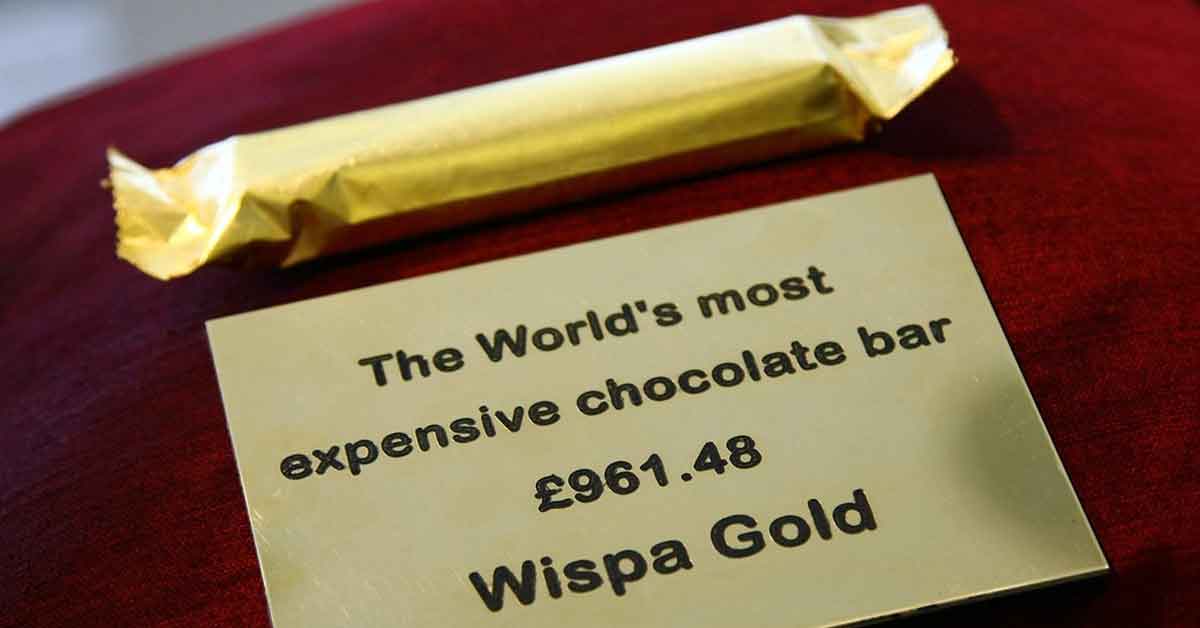 Cadburry Wispa Gold Makanan Mewah Yang Mengandung Emas