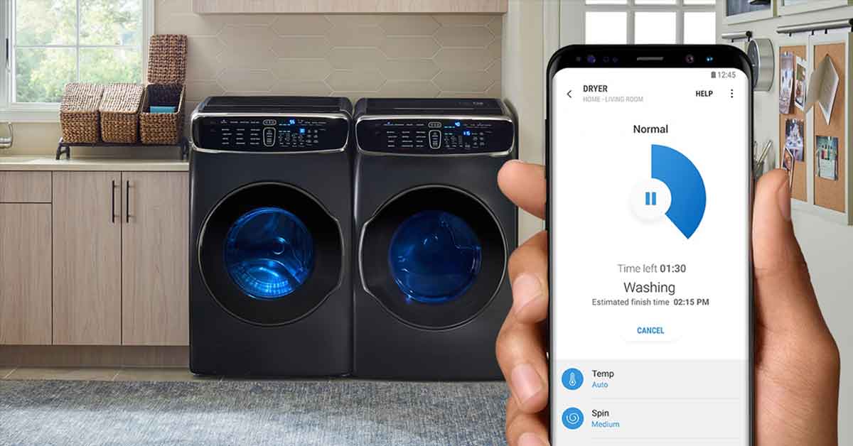 Mesin Cuci Peralatan Rumah Tangga Yang Bisa Dikendalikan Dengan Smartphone