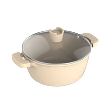 Load image into Gallery viewer, Casserole With Lid 24 CM Ceramic Cream Series