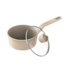 Load image into Gallery viewer, Sauce Pan With Lid 18 CM Ceramic Cream Series