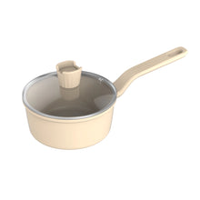 Load image into Gallery viewer, Sauce Pan With Lid 18 CM Ceramic Cream Series