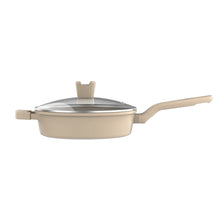 Load image into Gallery viewer, Saute Pan With Lid 24 CM Ceramic Cream Series