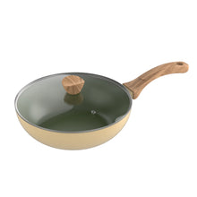 Load image into Gallery viewer, Wok With Lid 28 CM Ceramic Jade Series